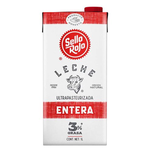 Leche Sello Rojo Entera 1L