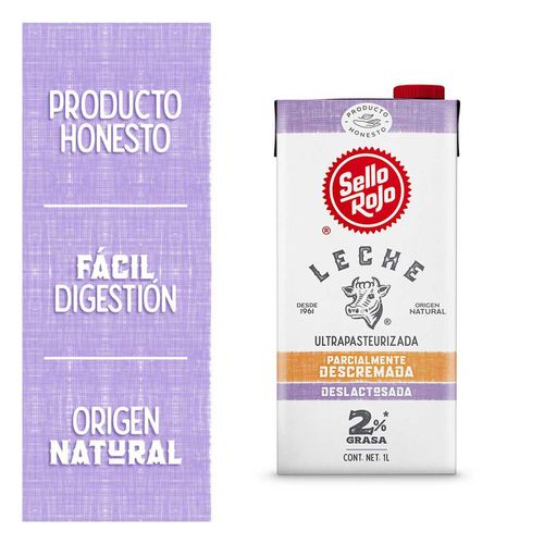 Leche Sello Rojo Deslactosada 1L