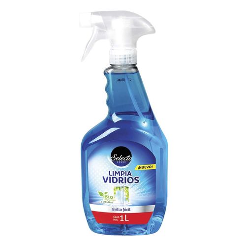 Limpiador de Vidrios Selecto Brillo Fácil 1L