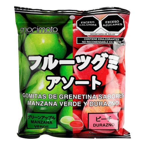 Gomitas Morimoto Manzna y Durazno 120g