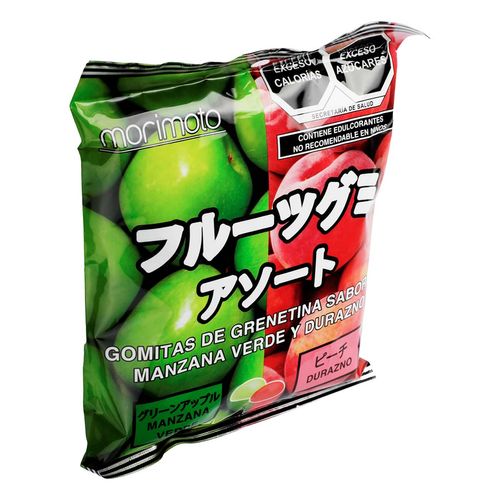 Gomitas Morimoto Manzna y Durazno 120g