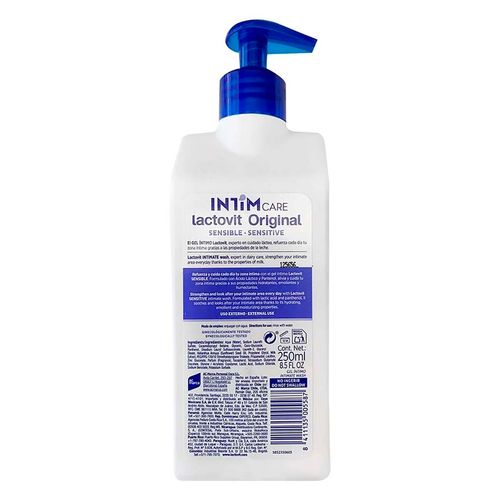 Gel Íntimo Lactovit Original 250ml