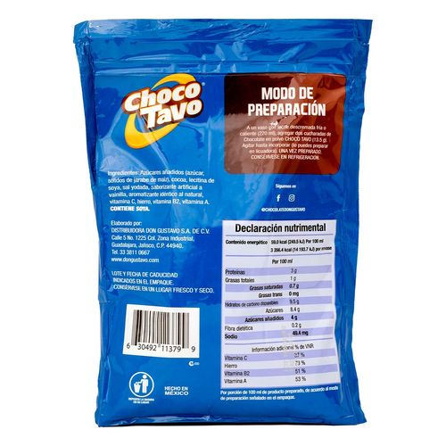 Saborizante Choco Tavo Chocolate 320g