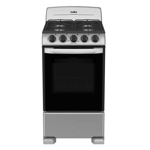 Estufa Mabe de Piso 20 Pulgadas Plata Mercury EM5032BAPS1