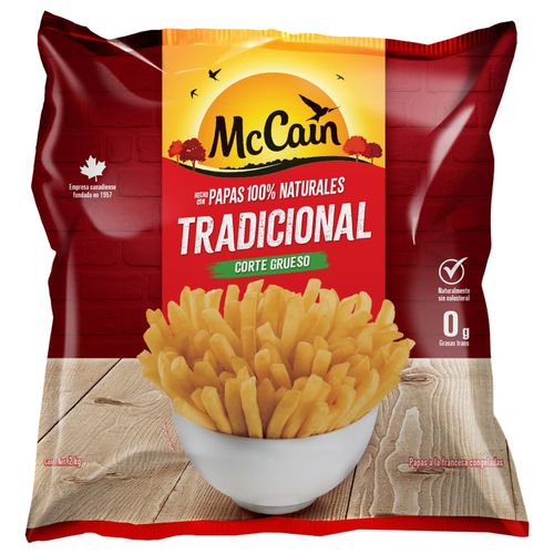 Papas Tradicionales Corte Recto McCain 2Kg