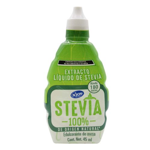 Endulzante N'Joy Stevia Líquida 45ml
