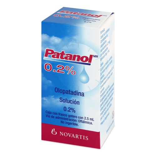 Solución Oftálmica Patanol 0.2% Frasco Gotero con 2.5ml
