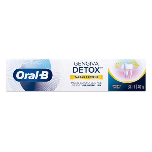 Pasta Dental Oral-B Detox Sarro Prevent 31ml