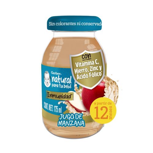 Bebidas Gerber Plus Manzana 175 ml
