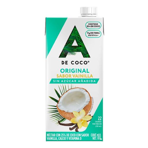Leche A De Coco Original Vainilla 1L