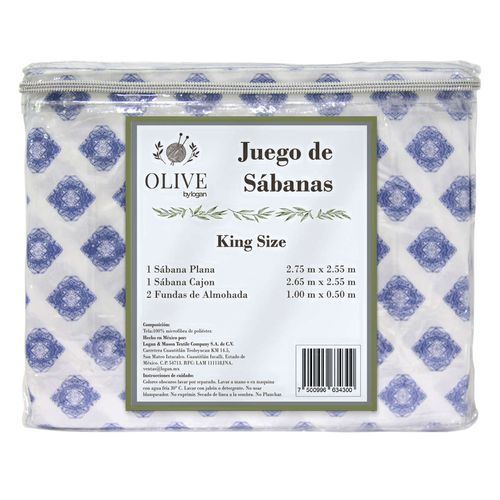 Sábana Olive By Logan King Size