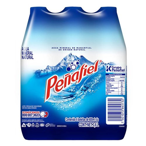Agua Mineral Peñafiel 600ml