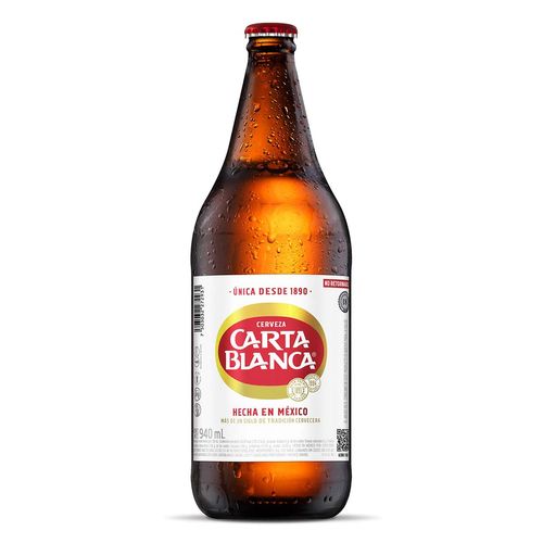Cerveza Carta Blanca Clara 940ml