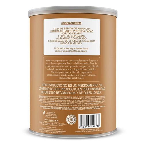 Proteína Habits Cacao 488g