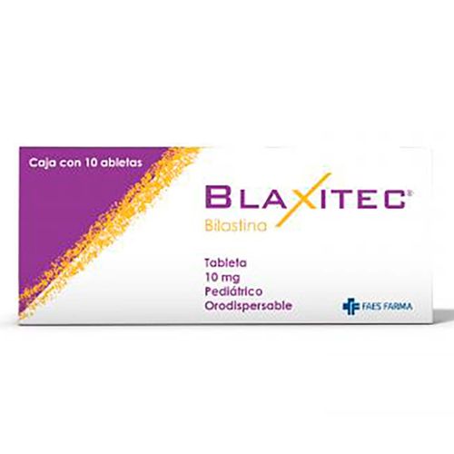 Tabletas Blaxitec Orodispersables 10 comprimidos