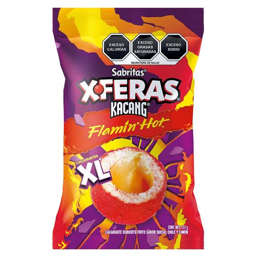 Cacahuate Kacang Xferas Flamin Hot 137g