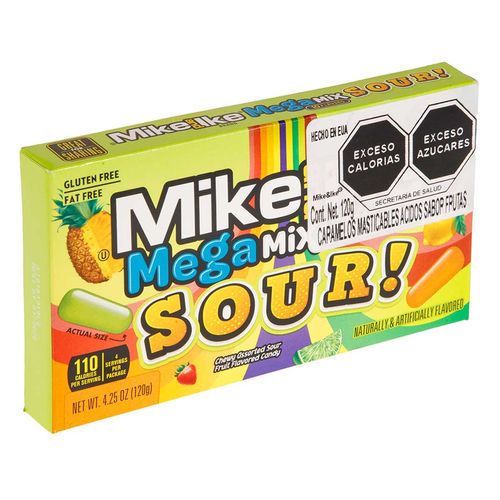 Dulces Mike and Ike Mega Mix Sour 141g