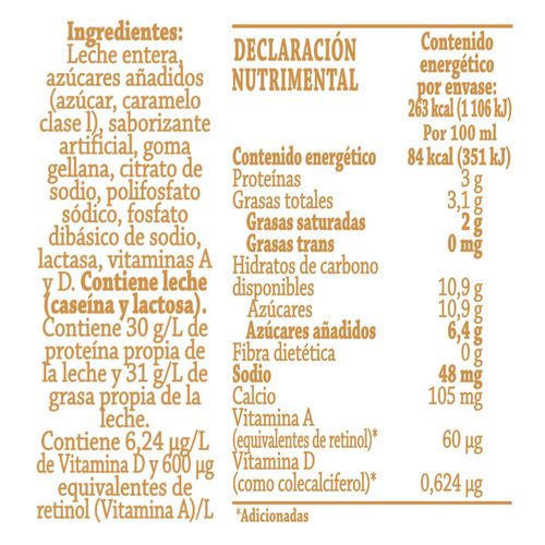 Leche Alpura Selecta Caramelo Deslactosada  315ml