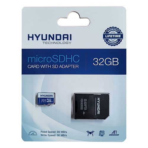 Memoria Micro SDXC Hyundai 32GB con Adaptador SDC32GU3/NEW Negra