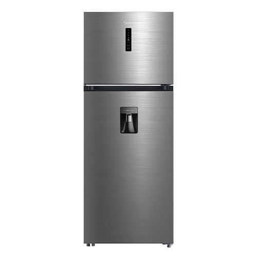 Refrigerador Midea Top Mount Bru Steel 15 Pies Cúbicos MDRT580MTM46W