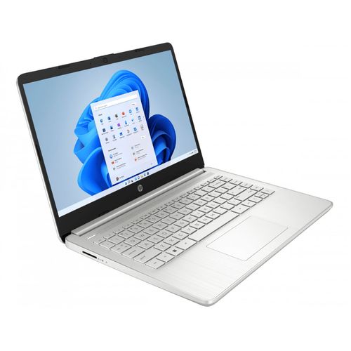 Laptop HP 14 Pulgadas RAM 4GB 128GB SSD Intel Celeron N4120 2.6Ghz 0B04319 Plata.