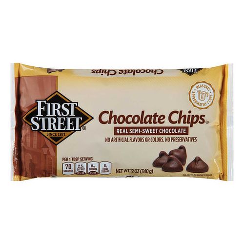 Chispas First Street Choco Semi Amargo 340g
