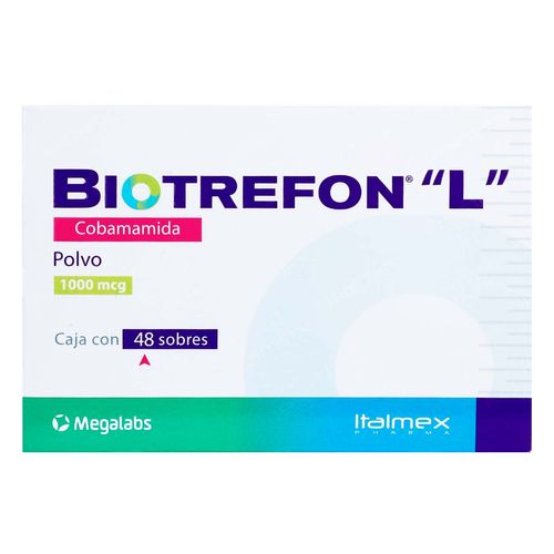Biotrefon l 1000mcg Polvo con 48 Sobres