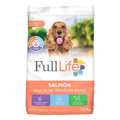 Alimento Full Life Salmón 4 Kg Adulto