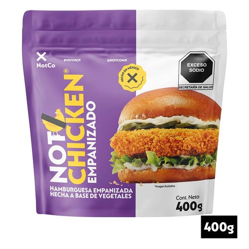 Hamburguesa Not Chicken Crispy Notco 400g