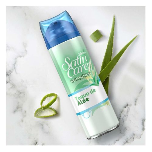 Gel para Afeitar Gillette Satin Care para Depilar con Rastrillo Mujer 200ml