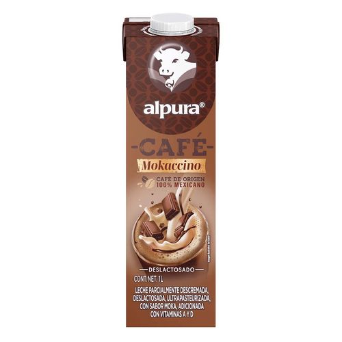 Leche Alpura Mokaccino Deslactosada 1L