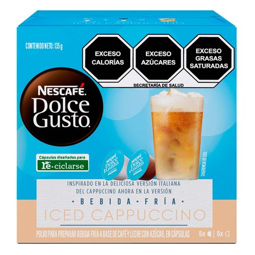 Cápsula de Café Iced Cappuccino Nescafé Dolce Gusto Caja de 10 Cápsulas 135g