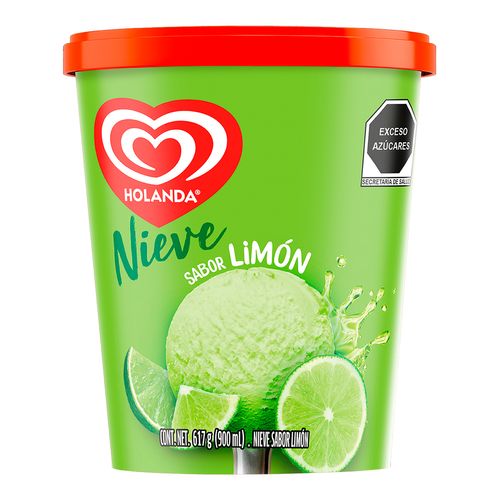 Bote de Nieve Holanda Sabor Limón 900ml