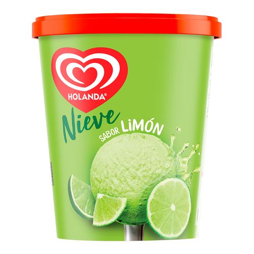 Bote de Nieve Holanda Sabor Limón 900ml