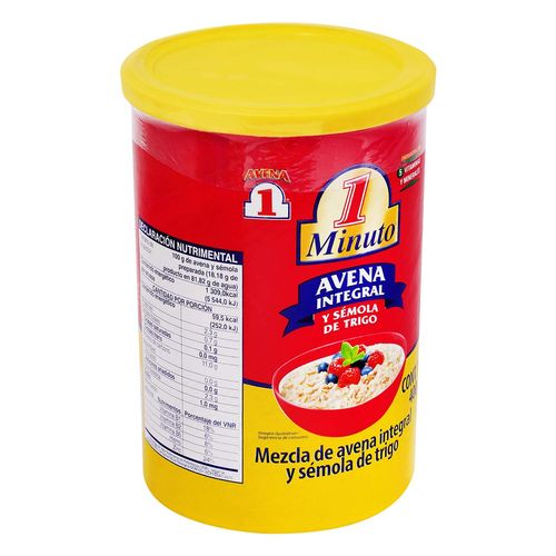 Avena 1 Minuto Mixto Bote 400g