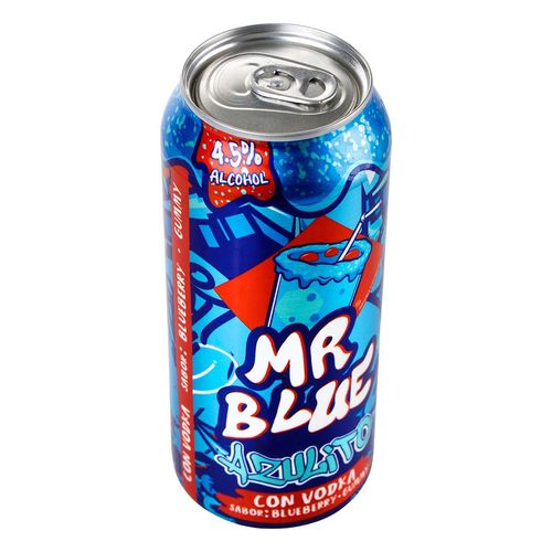 Bebida Alcohólica Mr Blue Azulito 473ml