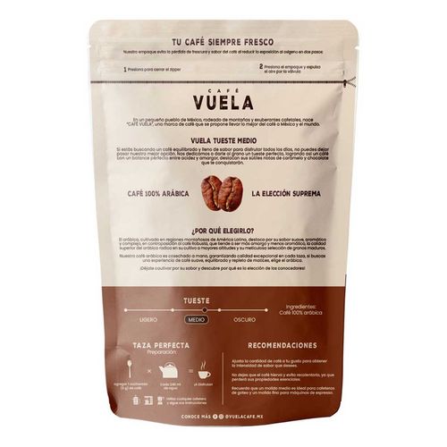 Café Vuela Intenso Molido Tueste Oscuro 250g