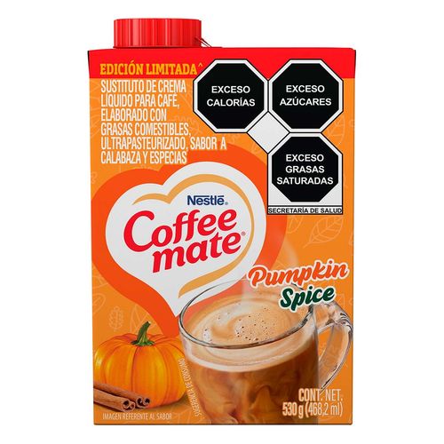Sustituto Coffee Mate Pumpkin Liquido 530g