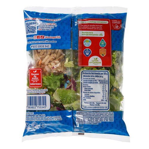 Ensalada Soya Limón Eva 260g