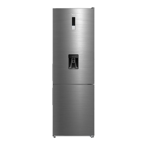 Refrigerador Midea Bottom Mount Bru Steel 11 Pies Cúbicos MDRB424FGM46W