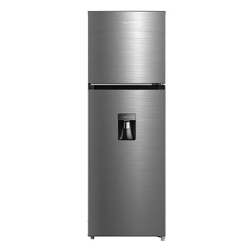 Refrigerador Midea Top Mount Bru Steel 13 Pies Cúbicos MDRT489MTM46W