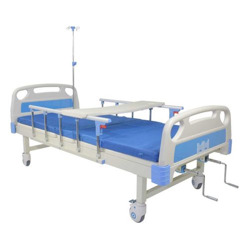 Cama Hospitalaria Manual Nanofort Porta Suero Colchón