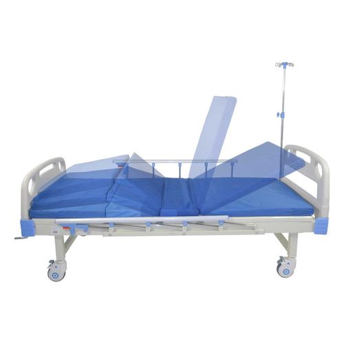 Cama Hospitalaria Manual Nanofort Porta Suero Colchón