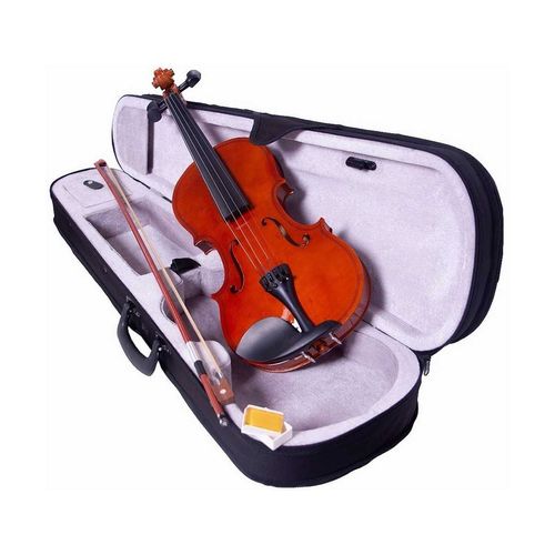 Violín Audiotek 4/4 Incluye Arco Brea, Estuche Acústico Varios Café