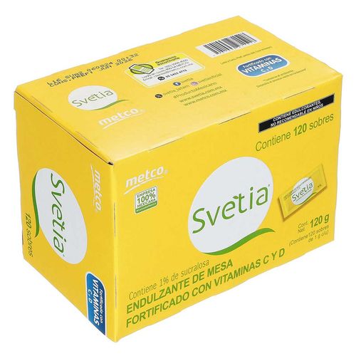 Endulzante Metco Stevia Sucralosa 120g