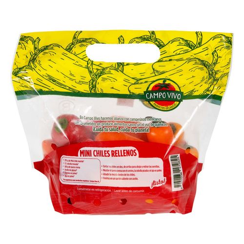 Mini Chile Morrón Orgánico 350g