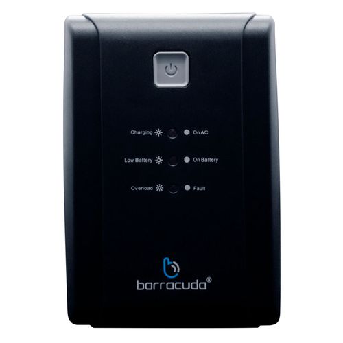 No Break Barracuda 6 Contactos 600VA 240W SR600 Negro