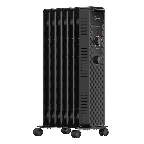 Calefactor de Aceite Midea 25 Pulgadas 1500W 127V MHO150MBB Negro