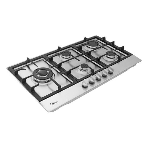 Parrilla Empotrable Midea de Gas 76cm MTGB30TL3402GS Inoxidable