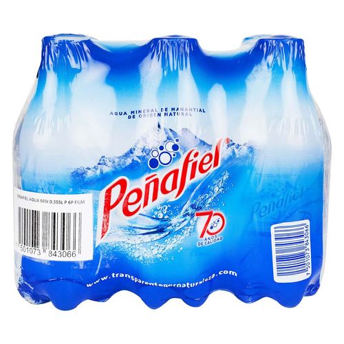 Pack Agua Mineral Peñafiel 6 Piezas de 355ml